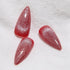 Red Cat Eye Press on Nails Long Stiletto Fake Nails Glitter Press on Nails Handmade Press on Nails Glossy Acrylic Nails Full Cover Glossy False Nails Stick on Nails for Women and Girls 24Pcs