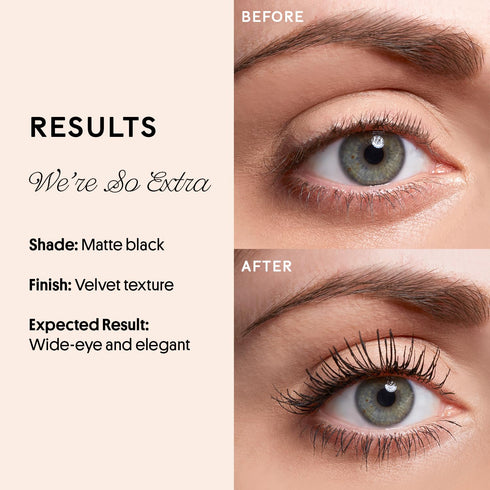 Winky Lux So Extra Mascara - Voluminous and Lengthening Black Eye Makeup