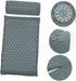 Set, Abaodam Acupressure Massage Mat and Pillow Washable Yoga Relief Mat with Acupuncture Therapy Pillow, Portable Grey