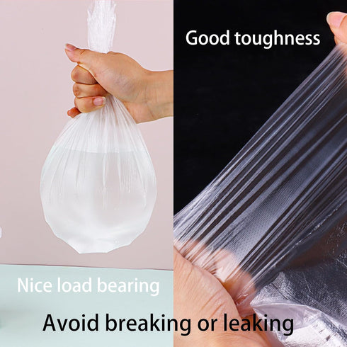 0.5 Gallon Mini Trash Bags, 240Pcs Clear Garbage Bags for Tiny Bathroom Trash Can, Fit 0.4-0.8 Gal