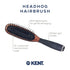 Kent Headhog Detangler Brush, Anti Static Hair Brush with Rounded Nylon Bristles, Travel Brush with Ergonomic Grip
