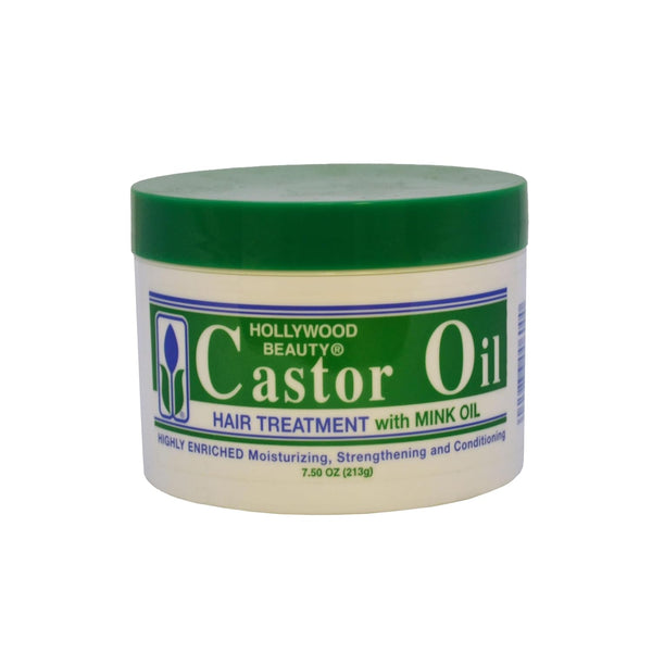 Hollywood Beauty Castor Oil Hair Treatment with Mink Oil - 7.5 Ounce