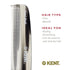 Kent 7T G All Fine Tooth Pocket Comb for Men - Handmade Travel Hair Comb for Grooming and Styling