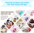 100Pcs Sheer Organza Bags, 3.5x4.5 Inches, Rose Wedding Favor Bags with Drawstring