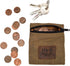 Hide & Drink, Water Resistant Waxed Canvas Condom Pouch, Change Valuables Tech Pocket Purse, Classic Partner Gift