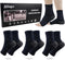 3 Pairs Neuropathy Socks for Women & Men, Nano Comprex Ankle Sleeves Protection Elastic Socks for Pain Relief