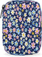 Honeybaby Small Flowers Printed Pill Case Bag Portable Weekly Pill Organizer Travel Pill