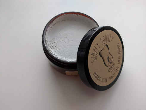 Zero Waste Organic Vegan Fluoride Free Tooth Powder, Peppermint Flavor, Ships Without Any Plastic Packaging, Natural