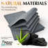Natural Oil Blotting Sheets for Face with Bamboo Charcoal, 6pk/600 Makeup Friendly Blotting Papers
