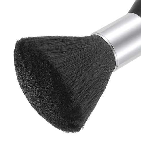 Vtrem Hair Brush, Barber Brush Neck Duster: Black, Oblong, Nylon Bristles for Barbers or Salon Professionals