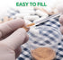 Empty Vegan Capsules Size 1 - 100 Count with 2 Micro Lab Spoons for DIY Supplement Filling Kit