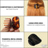 Parcelona Small 2” Tortoise Shell Hair Claw Set of 3, Black and Savana, Secure Grip for Women and Girls