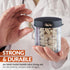 Round Pill Organizer Dispenser - Pack of 2 with 4 Compartments for Medication, Vitamins & Supplements, Daily Pill Case