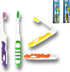 4 Pack Comfort Hold Travel Toothbrush, Folding Medium Bristle Brushes, Compact Size, TSA Approved