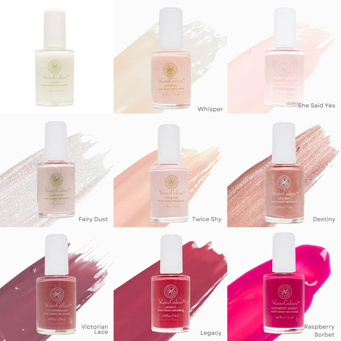 Honeybee Gardens Water-Based Nail Enamel, Victorian Lace, Matte Old Fashioned Rose, Eco-Friendly, 0.5 fl oz
