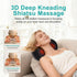 JUGOO Shiatsu Neck & Back Massager with Heat - Mothers Day Gifts for Mom, Corded Deep Kneading Massager Pillow