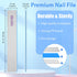 Nail File 100/180 Grit, 25 Count Heavy Duty Emery Boards for Acrylic/Natural Nails, Salon Use