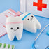 Hungdao 2 Pieces Jumbo Tooth Slow Rising Toy, Dental Tooth Toys for Stress Relief