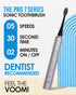Voom Sonic Pro 7 Electric Toothbrush for Adults, Sonicare with 40000 VPM, 5 Deep Clean Modes, Rechargeable