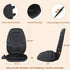 Massage Seat Cushion with Heat, Back Massager for Chair, Heated Seat Cover for Pain Relief
