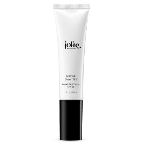 Jolie Mineral Sheer Tint SPF 20 Oil Free Face Tinted Moisturizer, Light