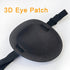 Pirate Eye Patches 2 Pack, Adjustable Amblyopia Lazy Eye Patches for Adults and Children, Black