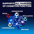 Brain Supplement Gummies for Memory & Focus Support - 60 Vegan Gummies with B6 B12, Phosphatidylserine, Nootropics