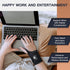INDEEMAX 2 Pack Copper Wrist Brace Support for Carpal Tunnel, Pain Relief, Adjustable Compression Wraps, Black