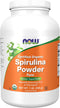 NOW Supplements Certified Organic Spirulina Powder - Rich in Beta-Carotene and B-12, 1-Pound