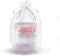 Volanic 50PCS Sheer Drawstring Organza Gift Bag - 6X9 Inch (17X23 CM) for Jewelry Party Wedding Favor Candy Mini Bottle