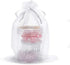 Volanic 50PCS Sheer Drawstring Organza Gift Bag - 6X9 Inch (17X23 CM) for Jewelry Party Wedding Favor Candy Mini Bottle