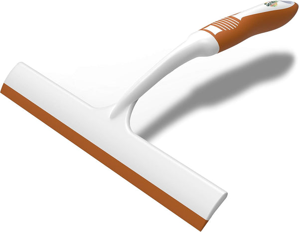 SCRUBIT Window and Shower Squeegee, Lightweight Cleaner for Windows, Glass, and Mirrors, Streak Free Cleaning Tool
