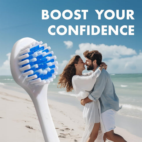Tongue Brush (8 Pack) - Tongue Scraper for Fresh Breath and Oral Hygiene
