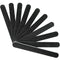 Karlash 10 PCS Professional Double Sided Nail Files, Emery Board Grit, Black Gel Cosmetic Manicure Pedicure