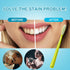 EasyHonor Giant Head Toothbrush - Hard & Firm Bristles BPA Free, 4 Pack White Hard Bristles