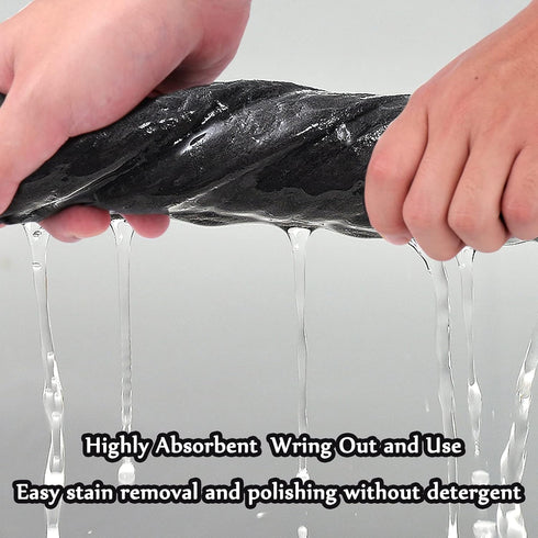 Thickened Magic Cleaning Cloth: 8 Pcs Lint Free Reusable Microfiber Rags for Windows, Mirrors, Glass & Car