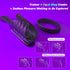 LITLLS Tapping Vibrating Male Masturbator with Bend-to-Fit Testicle Vibrator, Hands Free Penis Vibrator Stroker Trainer