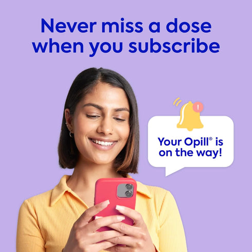 Over-the-Counter 28 Count Opill, Daily Birth Control Pills, Progestin-Only Oral Contraceptive, FDA-Approved