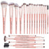 MAANGE 23 Pcs Makeup Brush Set - Premium Synthetic Professional Face Powder Blush Eyeshadow Blending Kit