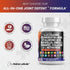 Clean Nutraceuticals Joint Support Supplement - Glucosamine Chondroitin MSM Turmeric with Omega 3 & 120 Count Capsules