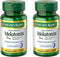 Nature's Bounty Melatonin 3mg, 100% Drug Free Sleep Aids for Adults, 240 Count (Pack of 2)