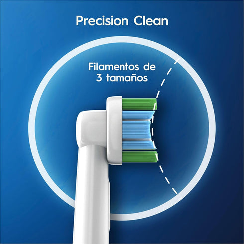 Oral-B Braun Precision Clean Toothbrush Heads | Cleanmaximiser Bristles | Pack of 8 in Letterbox Packaging