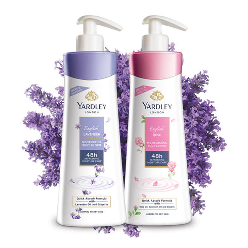 Yardley London English Lavender Hand & Body Lotion for Women, 350ml