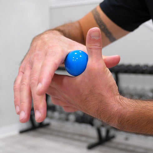 Set (2 OPTP Mini Balls - Vinyl Air-Filled Self-Massage Ball Piece) for Hand and Foot Therapy- Small Therapy Balls