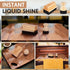 2 Pcs Cutting Board Oil Wax Applicator, Rectangular Circular Wooden Oil for Butcher Blocks
