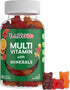 YumVs Kids Multivitamin Gummies, 60 Count - Fruit Flavored Chewable Children's Multivitamin with 12 Minerals & Vitamins