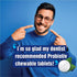 Oral Probiotics for Bad Breath, 5 Billion CFU Chewable Dental Probiotic for Teeth and Gums, Mint Tablets