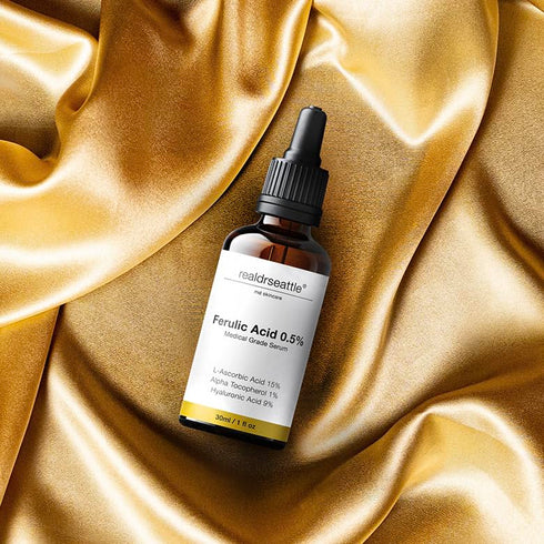 Advanced Skincare Serum, Non-Greasy Organic Formula, 15% Vitamin C, 1% Vitamin E, 0.5% Ferulic, 9% Hyaluronic Acid