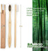 Virgin Forest Bamboo Toothbrushes, Eco Friendly BPA Free Soft Bristles, Biodegradable Natural Wooden Toothbrushes, Set