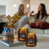 Set 12 Pack, Set Scented Candle Candle for Home Scented, Odor Eliminating, Stress Relief, Long Lasting Soy Wax Gift